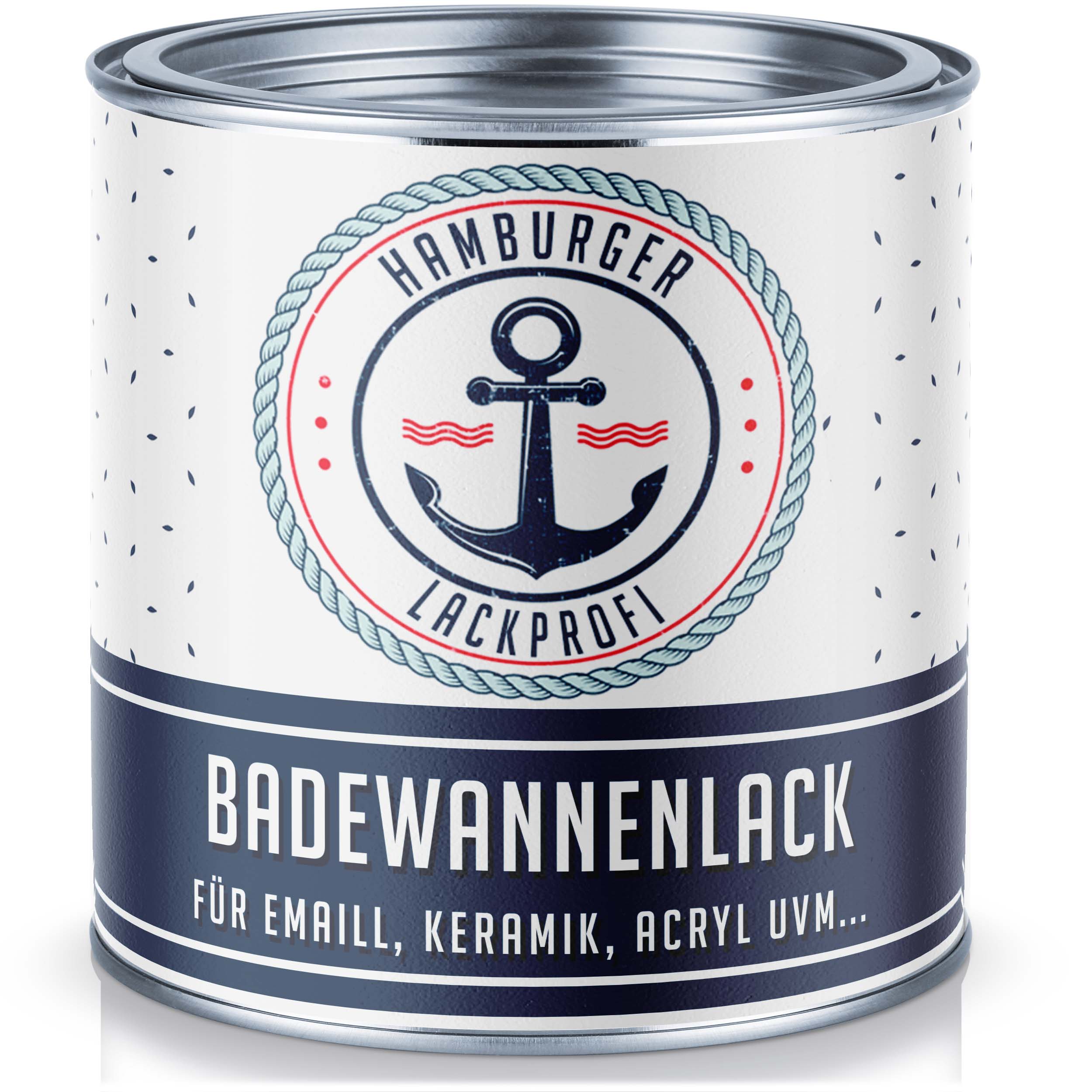 Hamburger Lack-Profi 2K Badewannenlack Grüngrau RAL 7009 - Glänzend / Seidenmatt / Matt