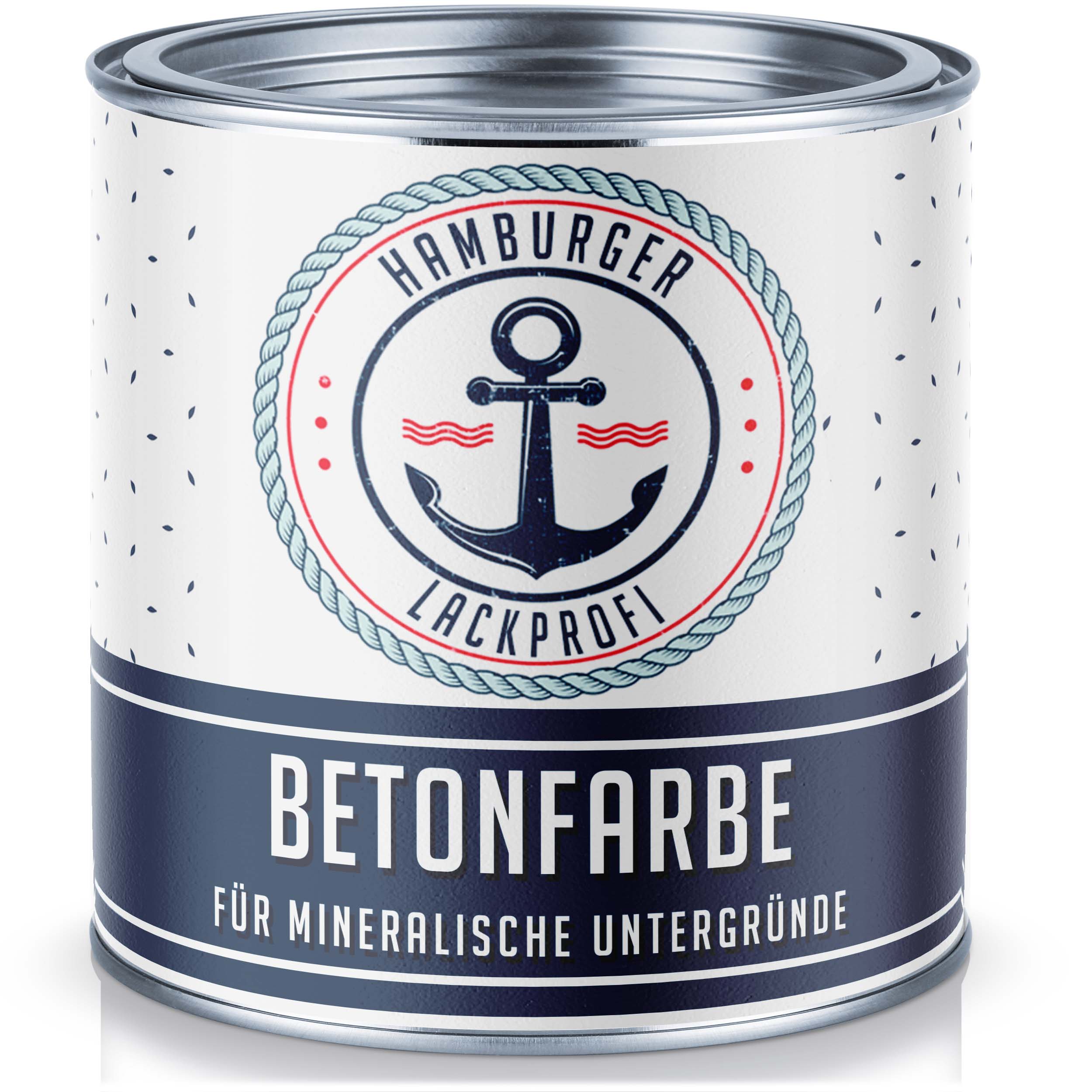Hamburger Lack-Profi Betonfarbe Olivgrün RAL 6003 - hochdeckende Fassadenfarbe