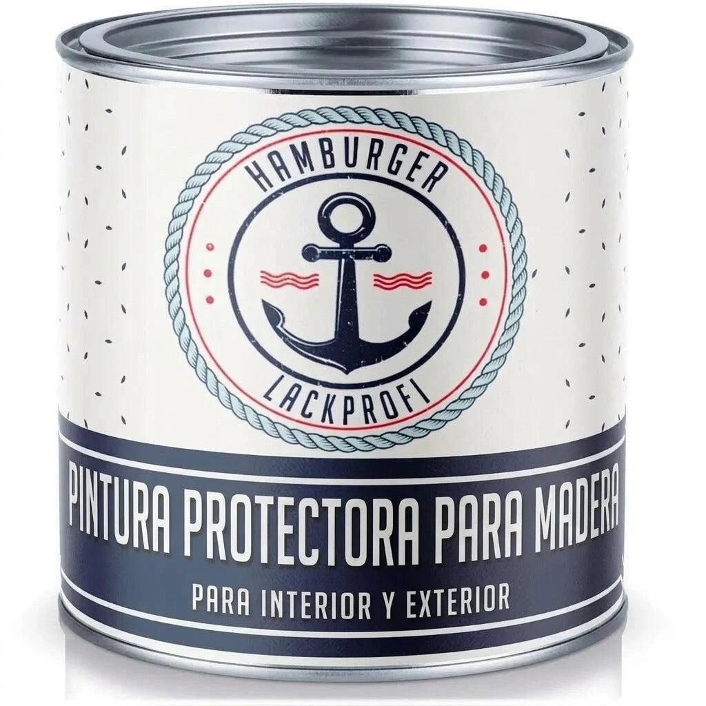 PU Holzschutzfarbe RAL 4004 Bordeauxviolett - Wetterschutzfarbe - Hamburger Lack-Profi
