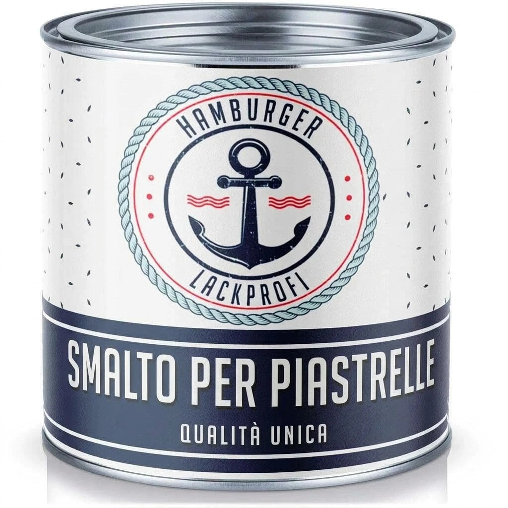 Hamburger Lack-Profi Fliesenlack Hellelfenbein RAL 1015 - hochdeckende Fliesenfarbe Gelb - Hamburger Lack-Profi