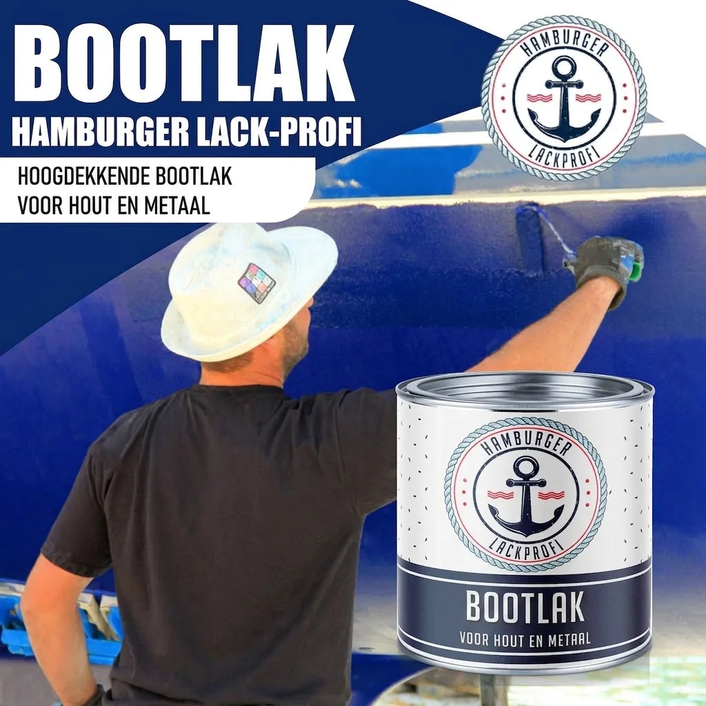 Hamburger Lack-Profi Bootslack Schwarzrot RAL 3007