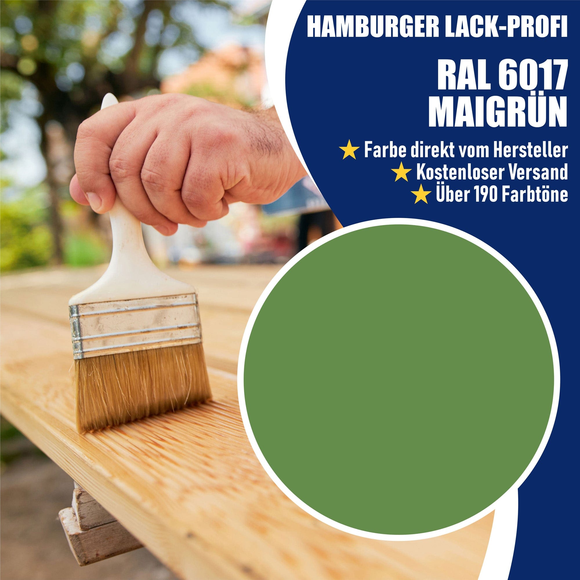Hamburger Lack-Profi Lacke & Beschichtungen Hamburger Lack-Profi Bootslack Maigrün RAL 6017