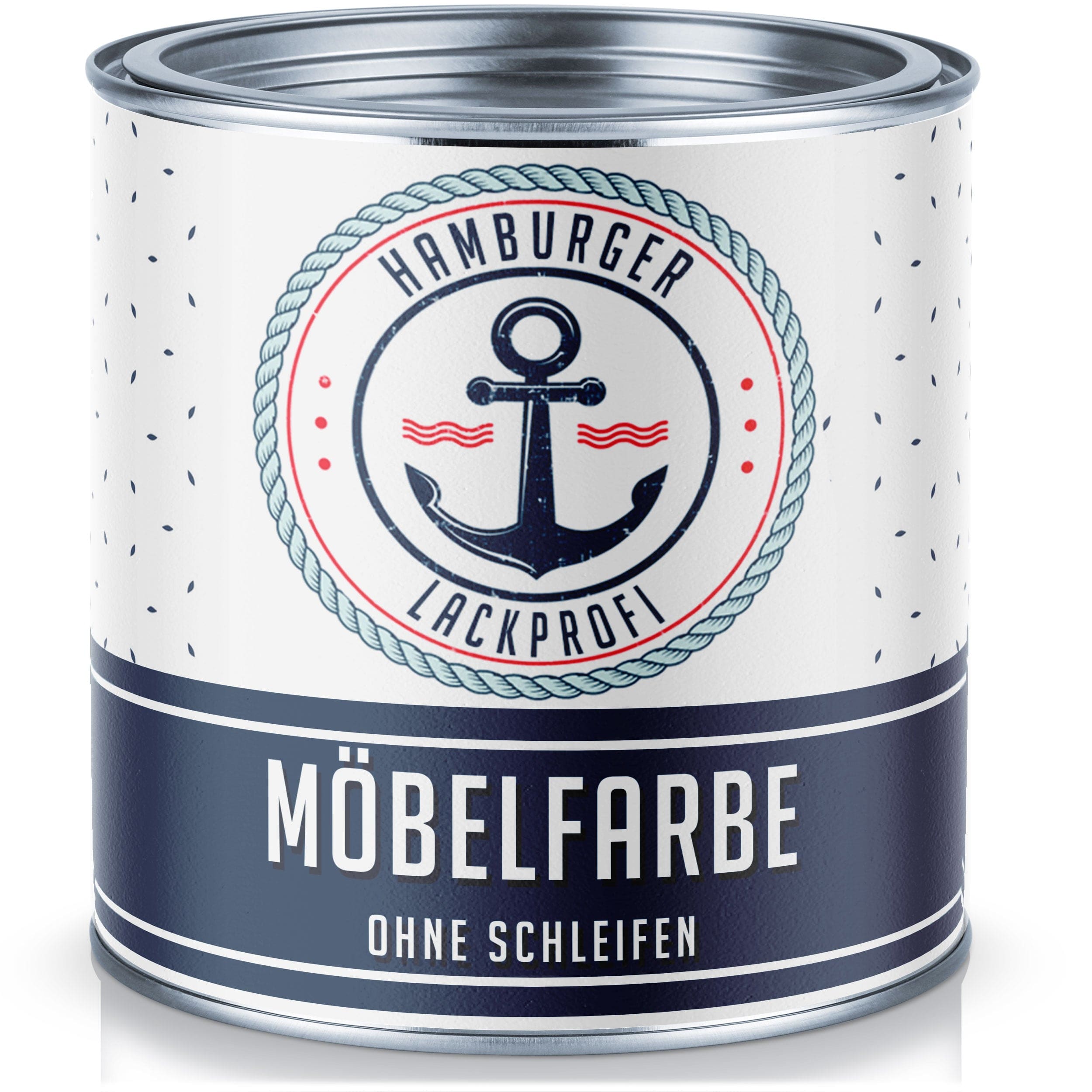 Hamburger Lack-Profi Möbelfarbe ohne Schleifen RAL 7021 Schwarzgrau - Möbellack Hamburger Lack-Profi