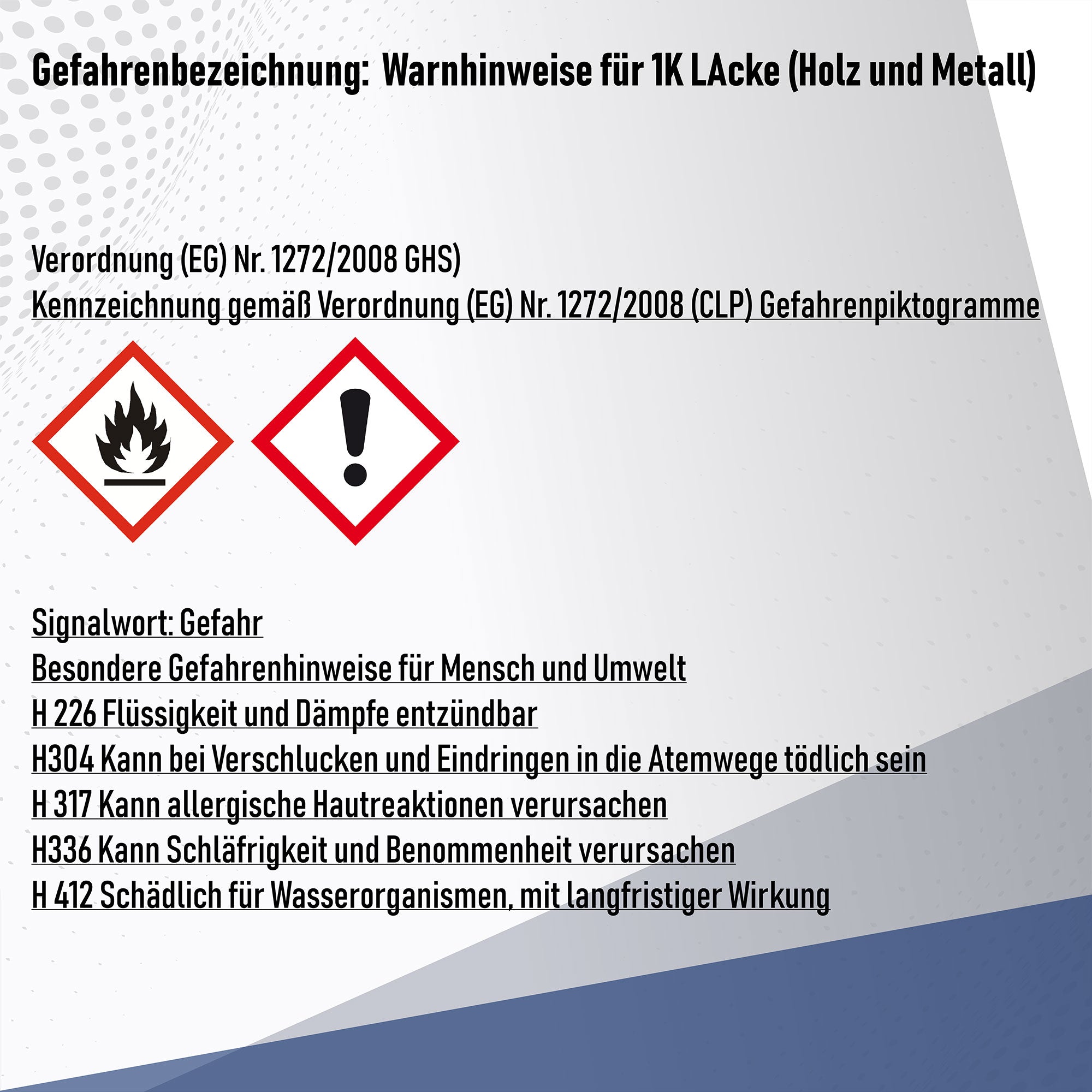 Hamburger Lack-Profi Buntlack in Gelborange RAL 2000 mit Lackierset (X300) & Verdünnung (1 L) - 30% Sparangebot