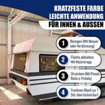 Hamburger Lack-Profi 2K Autolack in Hellelfenbein RAL 1015 mit Lackierset (X300) & Verdünnung (1 L) - 30% Sparangebot