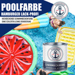 Hamburger Lack-Profi Schwimmbeckenfarbe Brillantblau RAL 5007 - hochdeckende Poolfarbe