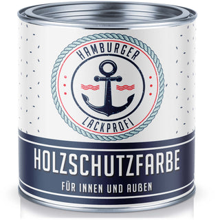 PU Holzschutzfarbe RAL 7037 Staubgrau - Wetterschutzfarbe - Hamburger Lack-Profi