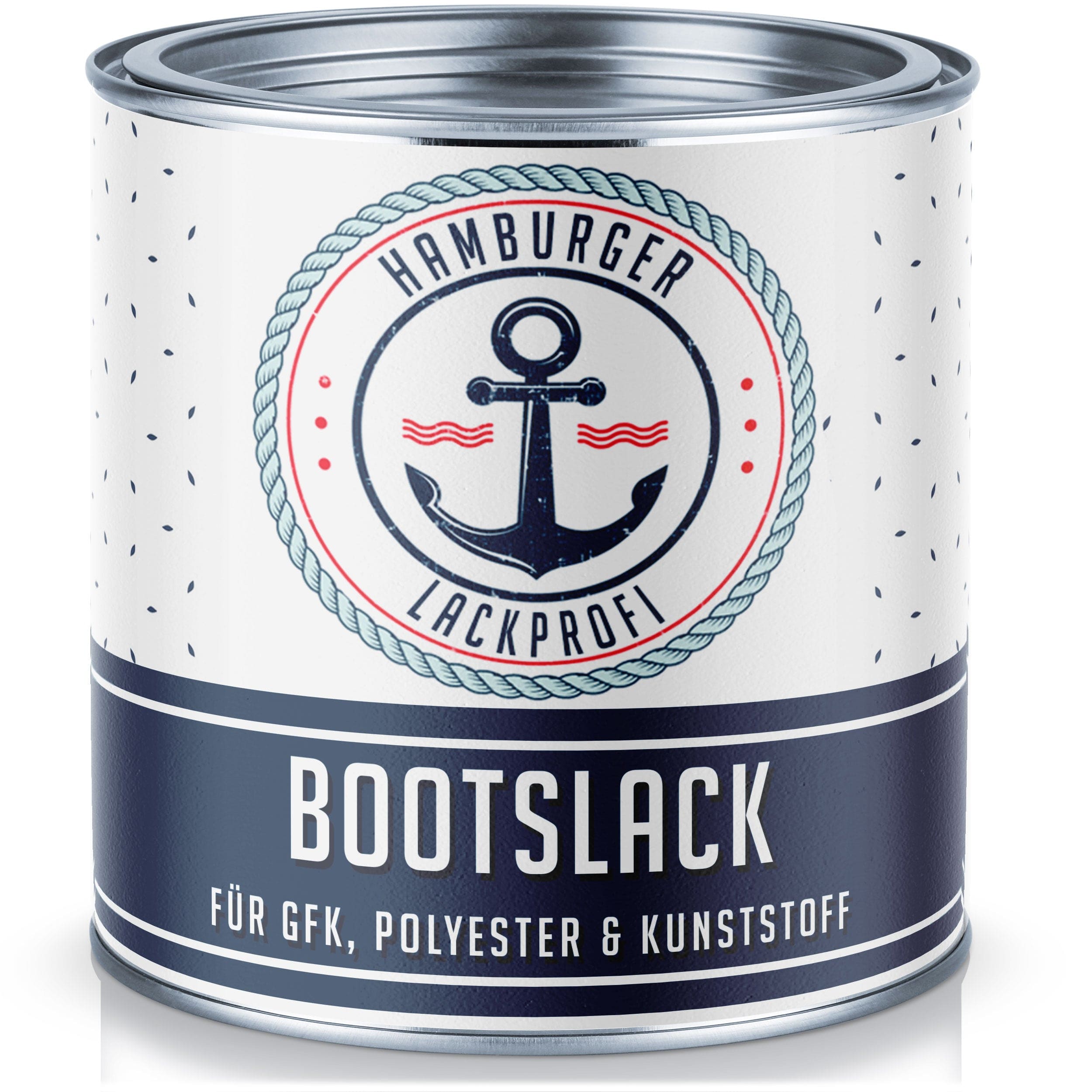 Hamburger Lack-Profi Bootslack Schwarzrot RAL 3007
