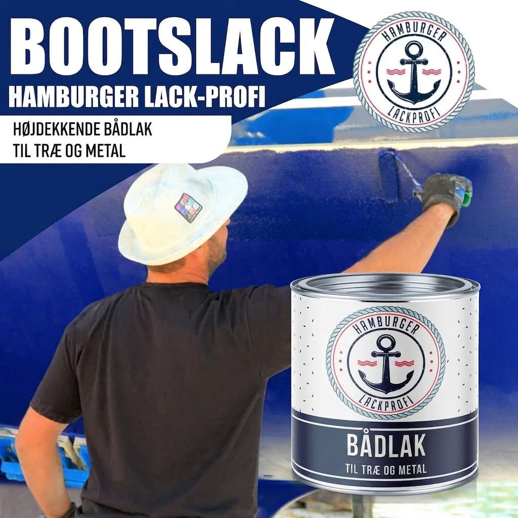 Hamburger Lack-Profi Bootslack Schwarzrot RAL 3007