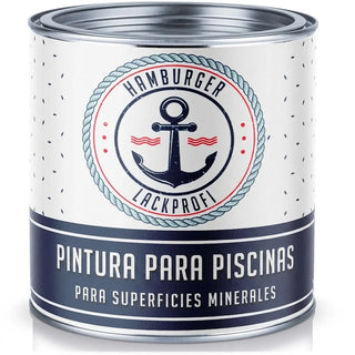 Pintura para piscinas en Azul ultramar RAL 5002 con kit de pintura (X300) - Hamburger Lack-Profi
