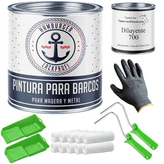 Pintura para barcos con kit de pintura (X300) - Hamburger Lack-Profi