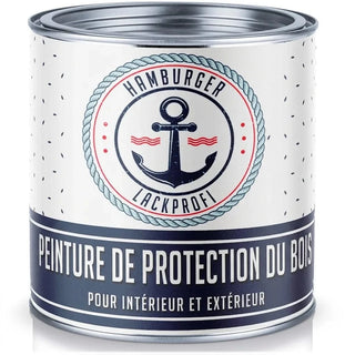 Peinture polyuréthane bois RAL 7004 Gris de sécurité - Peinture de protection contre les intempéries - Hamburger Lack-Profi