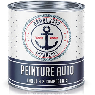 Peinture auto 2K Noir signalisation RAL 9017 avec kit de peinture (X300) - Hamburger Lack-Profi