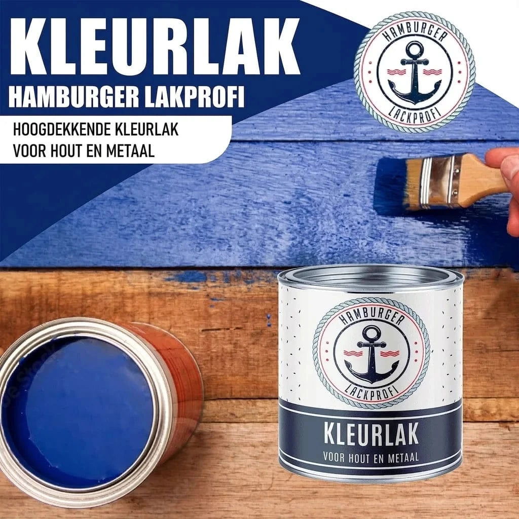 Hamburger Lack-Profi Lacke & Beschichtungen Hamburger Lack-Profi Buntlack in Reingrün RAL 6037 mit Lackierset (X300) & Verdünnung (1 L) - 30% Sparangebot