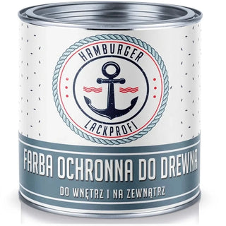 Farba poliuretanowa do drewna RAL 7004 Szary sygnałowy - Farba ochronna na warunki atmosferyczne - Hamburger Lack-Profi