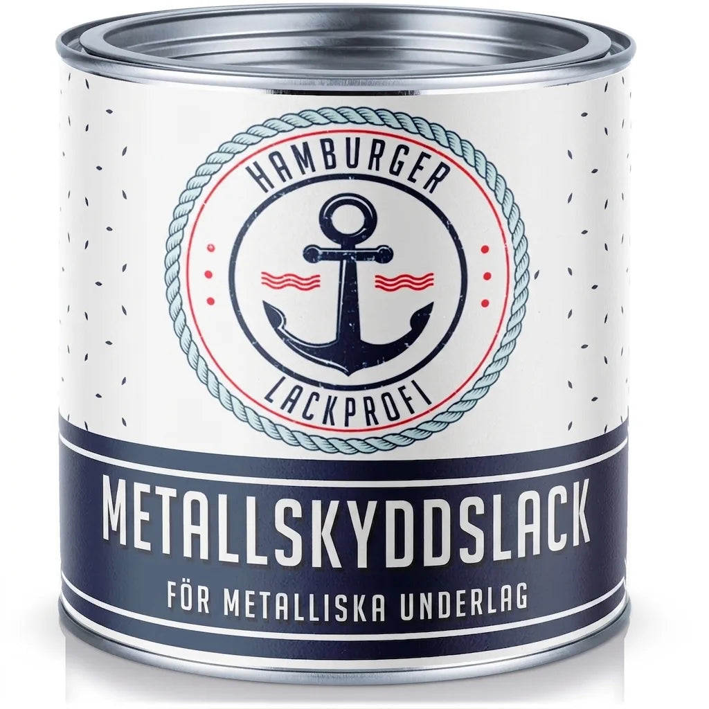 Hamburger Lack-Profi Metallschutzlack in Braungrau RAL 7013 mit Lackierset (X300) & Verdünnung (1 L) - 30% Sparangebot