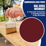 Hamburger Lack-Profi Lacke & Beschichtungen Hamburger Lack-Profi Bootslack Weinrot RAL 3005