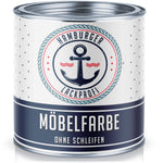 Hamburger Lack-Profi Möbelfarbe ohne Schleifen RAL 1033 Dahliengelb - Möbellack Hamburger Lack-Profi