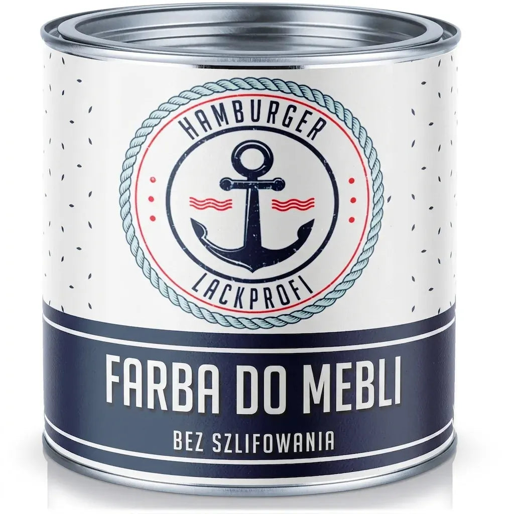 Hamburger Lack-Profi Möbelfarbe ohne Schleifen RAL 9010 Reinweiß - Möbellack Hamburger Lack-Profi