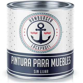 Pintura para muebles sin lijar RAL 7001 Gris plata - Laca para muebles Hamburger Lack-Profi