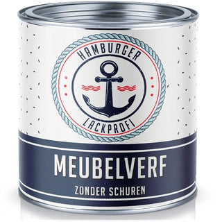 Meubelverf zonder schuren RAL 7013 Bruingrijs - Meubellak Hamburger Lack-Profi