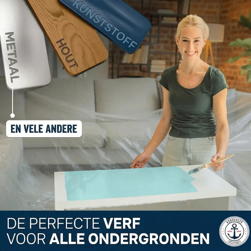 Möbelfarbe ohne Schleifen RAL 5010 Enzianblau - Möbellack Hamburger Lack-Profi - Hamburger Lack-Profi